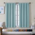 Blackout Curtains for Small Windows - Thermal Insulated Room Darkening 2-Pack