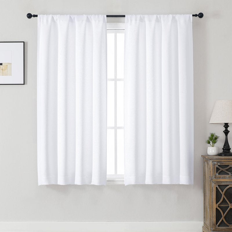 Blackout Curtain Pairs - Room Darkening Thermal Insulated Window Drapes
