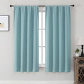 Blackout Curtains 2 Panels Thermal Insulated Light Blocking Window Drapes