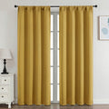 Blackout Curtain Set 2 Panels Thermal Insulated Room Darkening Drapes