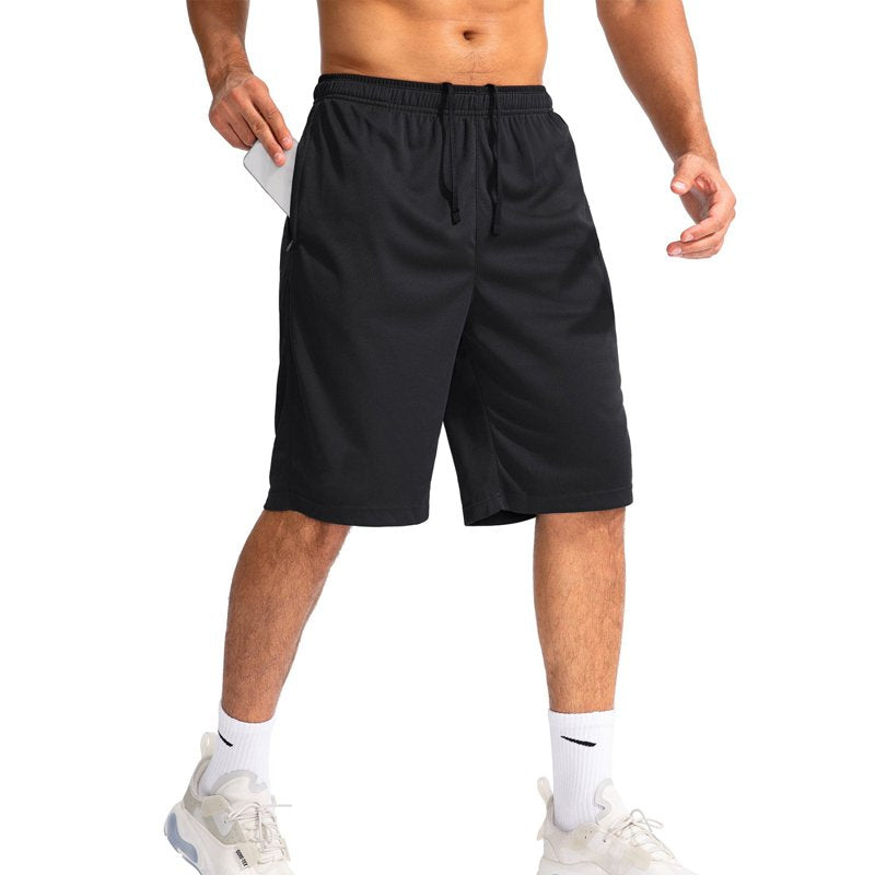 Men's Athletic Shorts with Pockets - Lightweight Quick Dry Gym Workout Bottoms
