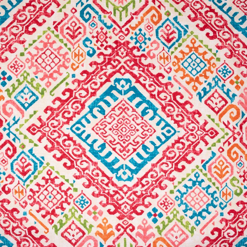 Precut Cotton Duck Fabric for Quilting and Sewing - Abstract Phoenix Red 2 Yards 45" Wide