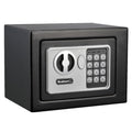 Portable Digital Security Safe Box for Valuables - Steel Lock Box with Electronic Keypad