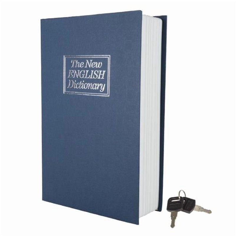 Portable Book Safe with Key - Hidden Mini Safe for Valuables, Dictionary Style