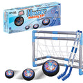 Kids Indoor Outdoor Hockey Set with Hover Puck and Goals - Active Play