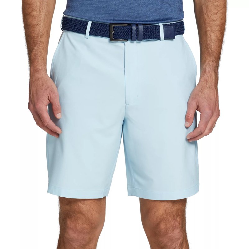 Walter Hagen Men's 9" Inseam Performance 11 Micro Lines Golf Shorts