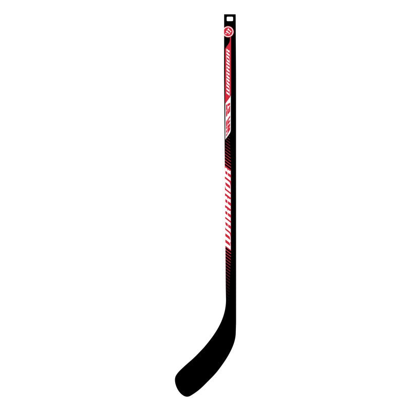 Warrior 27-Inch Mini ABS Hockey Stick for Kids & Adults - Red & Black