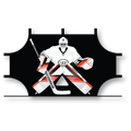 Street Hockey Shooter Trainer with 5 Target Zones, Adjustable Hook and Loop - Black