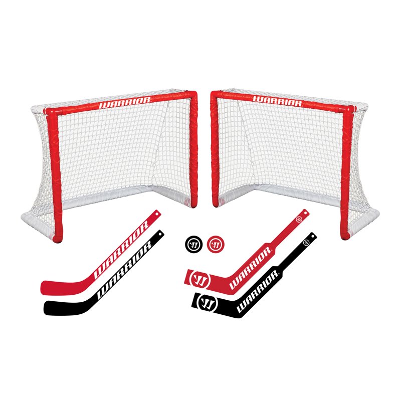 Mini Hockey Game Set for Kids - 8-Piece Indoor & Outdoor Play Kit with Nets, Sticks, Balls