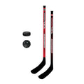 Hockey Stick Set with Puck & Ball - 2 Plastic Street & Mini Hockey Sticks