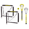 Mini Lacrosse Set with 2 Nets, 2 Sticks & Junior Ball for Kids Ages 3+