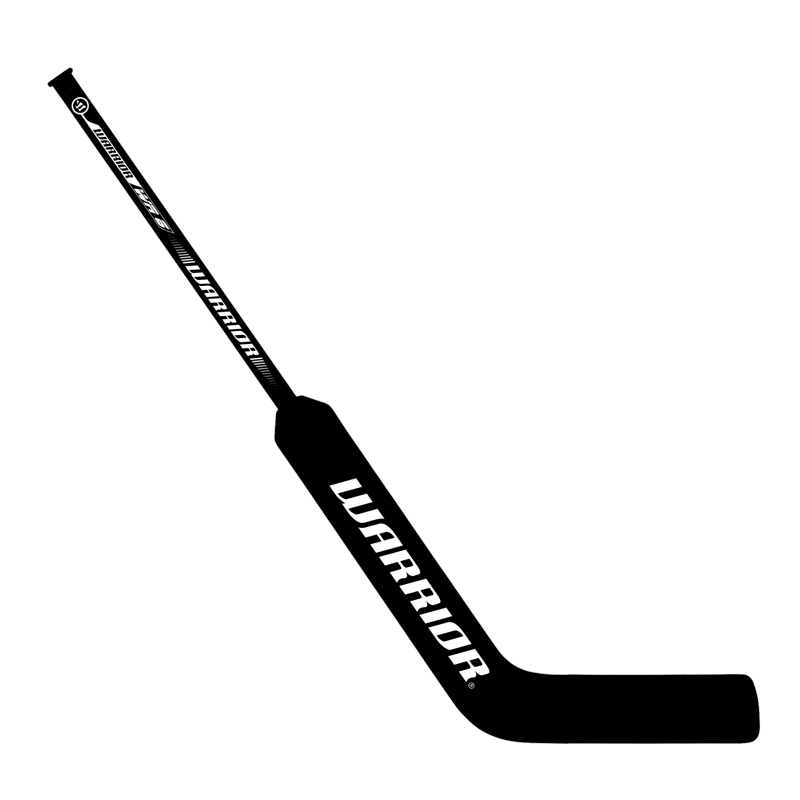Youth Street Hockey Goalie Stick - 45-Inch Plastic Shaft Black Paddle