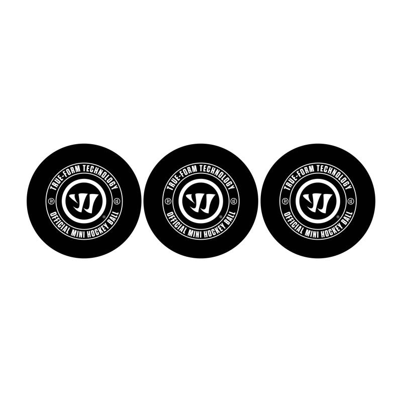 Mini Hockey Balls Set of 3 - Durable Urethane Indoor Game Balls