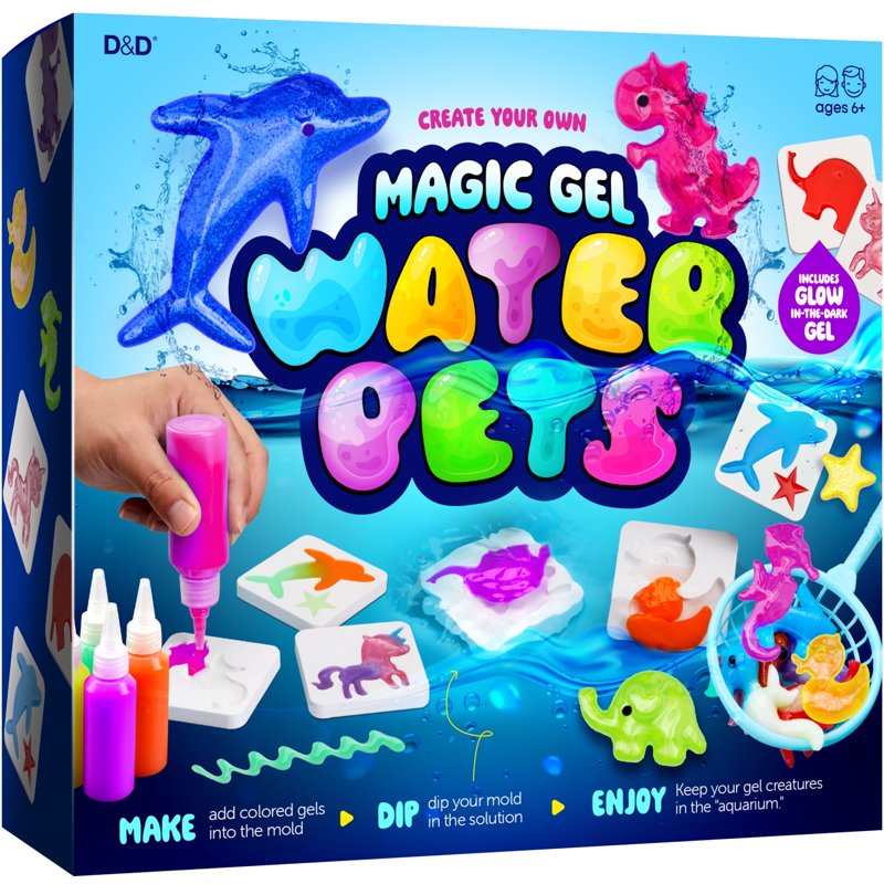 Kids Water Pets Craft Kit - DIY Fairy, Unicorn & Dinosaur Water Creatures