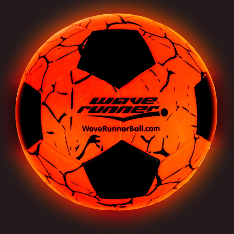Glow-in-the-Dark LED Soccer Ball – Official Size 5 with Pump & Pre-Installed Batteries