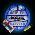 Waterproof Hydro Volleyball with Sure Grip Technology for Pool Lake Beach