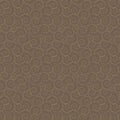Brown Cotton Sewing Fabric by the Yard - Linda's Scrolls Pattern, 44 Inches Wide