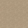 Cotton Sewing Fabric - Russian Spirals Design, Mushroom Color, 44" Wide
