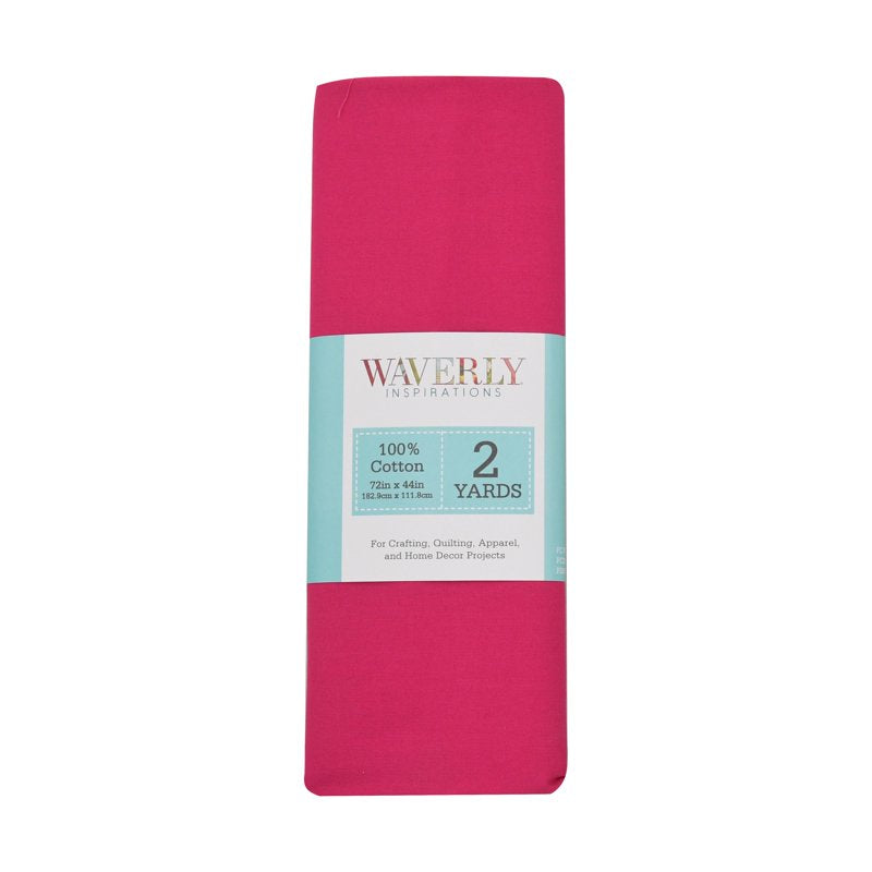 Solid Magenta Cotton Fabric 2 Yards for Quilting & Sewing - 44" Wide