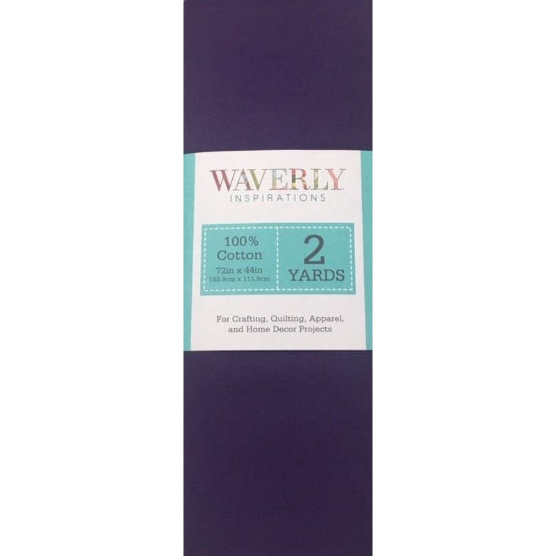 Cotton Quilting Fabric 44-Inch Wide Purple 2-Yard Cut for Sewing & Crafts