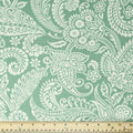 Cotton Duck Fabric for Quilting & Sewing - Aqua Paisley, 54" Wide