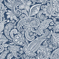 Cotton Duck Fabric for Quilting & Sewing - Paisley Navy 8 Yards Bolt