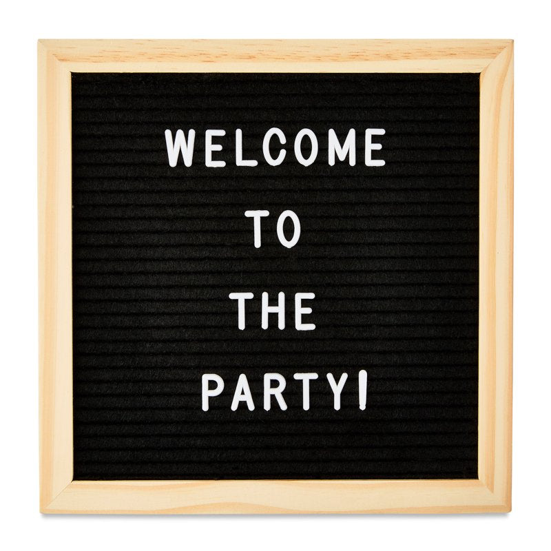 Felt Letter Message Board Set 10x10 Inches with 140 Letters for Home & Events