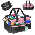 Wearable Cleaning Caddy Bag with Shoulder Straps for Organizing Supplies