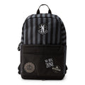 Wednesday Patches Adventure Backpack with Laptop Sleeve - School & Travel Ready