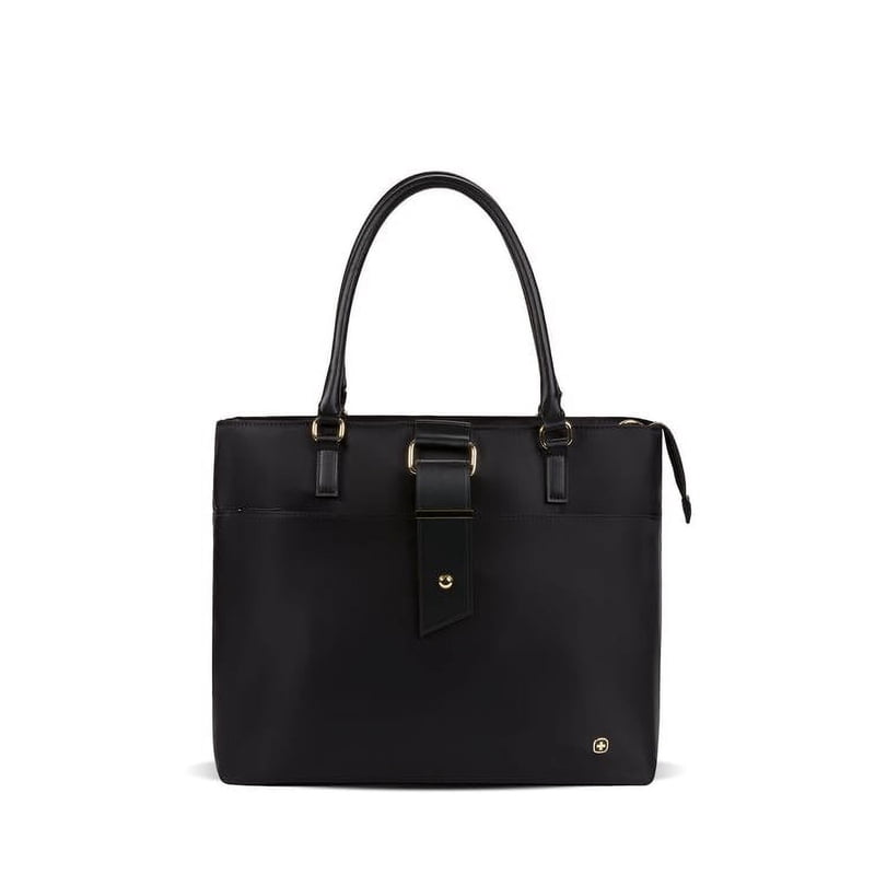 Wenger Women's Laptop Tote Bag - Padded 16-Inch Notebook & Tablet Organizer, Travel-Friendly, Black