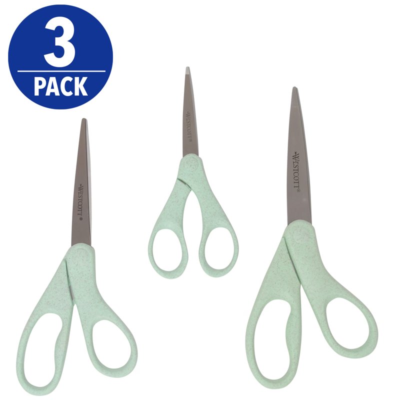 Eco-Friendly Crafting Scissors 3-Pack - 5