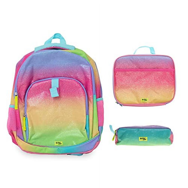 Kids Glitter Backpack with Matching Lunch Bag & Pencil Pouch - Western Chief