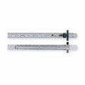 6-Inch Steel Pocket Ruler with Chrome Finish - Flexible, Accurate Measurement Tool