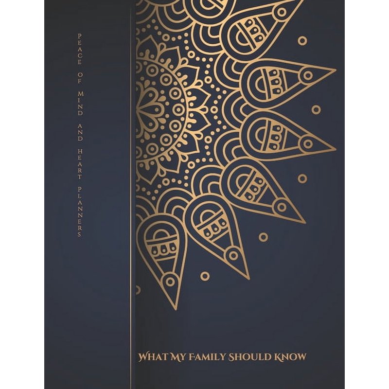 Estate Planning Organizer Workbook - Will & Final Wishes Organizer, 8.5x11, Paperback