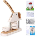 DIY Button Maker Machine 58mm with 100 Button Parts & Cutting Tool