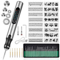 Electric Engraving Pen Kit with 42 Bits - Portable DIY Rotary Tool for Jewelry Wood Metal Glass Etching