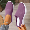 Women's Orthopedic Slip-On Sneakers with Arch Support - Wide Fit Casual Shoes