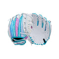 Youth Fastpitch Softball Glove 11 Inch - White, Pink, Green, Right or Left Hand