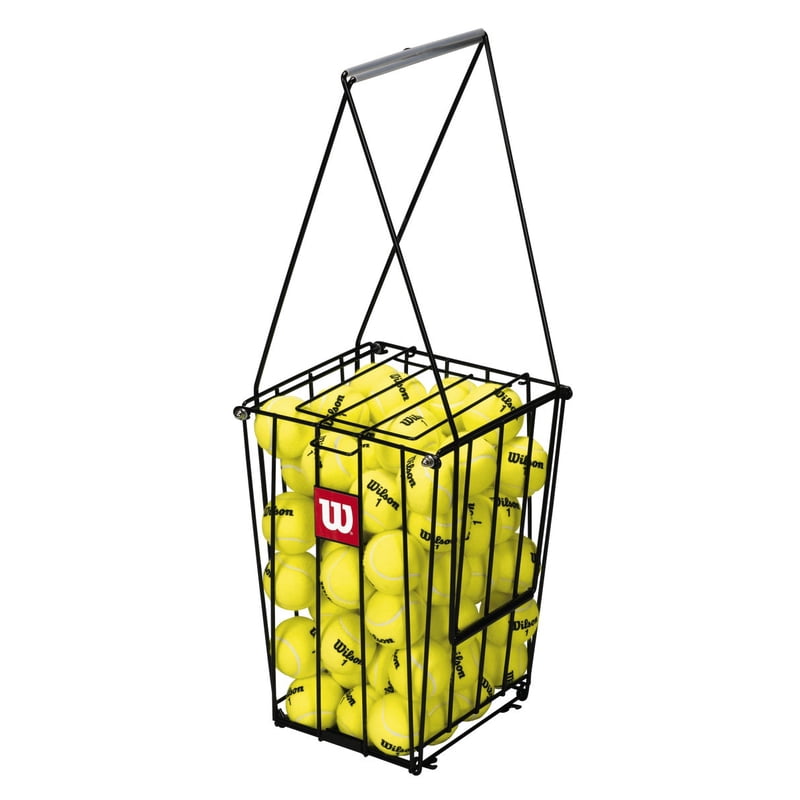 Wilson 75 Tennis Ball Pick-Up Hopper - Portable Ball Collector for Practice