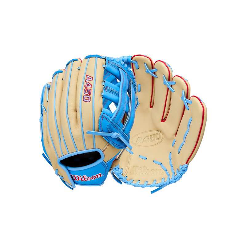 Youth Baseball Glove 12 Inch A450 Series Durable Leather Right Hand Throw