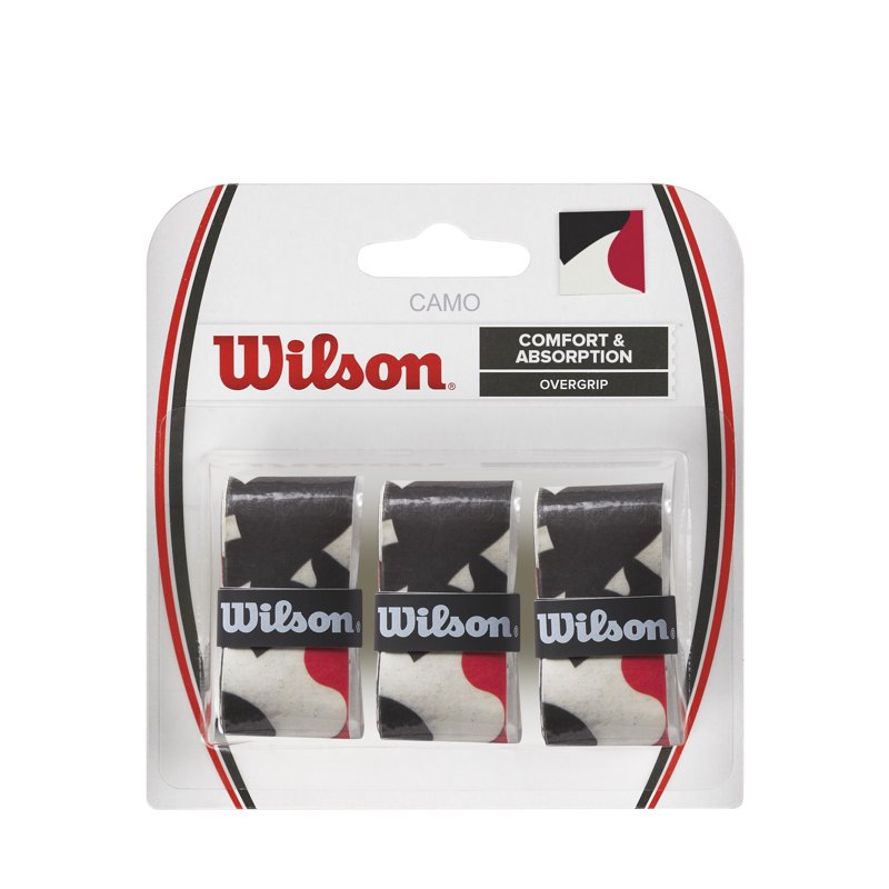 Camo Overgrip for Tennis Racquets - 3 Pack, Durable Non-Slip Grip