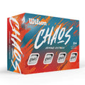 Wilson CHAOS White Golf Balls 24 Pack - Maximum Distance & Control