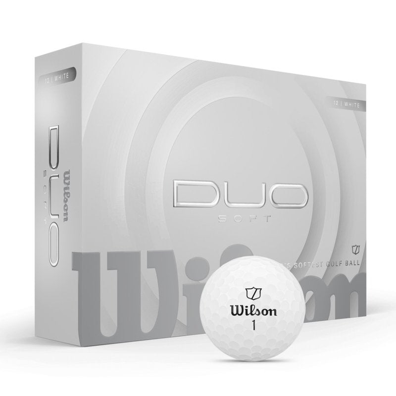 Wilson Duo Soft Distance Golf Balls - 12 Pack, Ultra Soft, Durable Cover