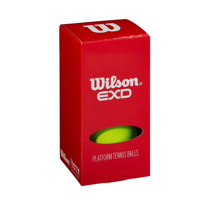 Wilson EXD Platform Tennis Balls - Durable High Visibility Yellow 2-Pack
