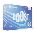 Wilson BOOST 2024 Golf Balls - Long Distance, Durable Cover, 12 Pack