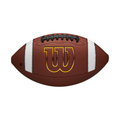 Wilson GST SpeedSkin Official Size Football - Brown for Practice & Game
