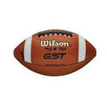Youth Leather Football with Grip Stripes - Wilson GST 12-14 Years