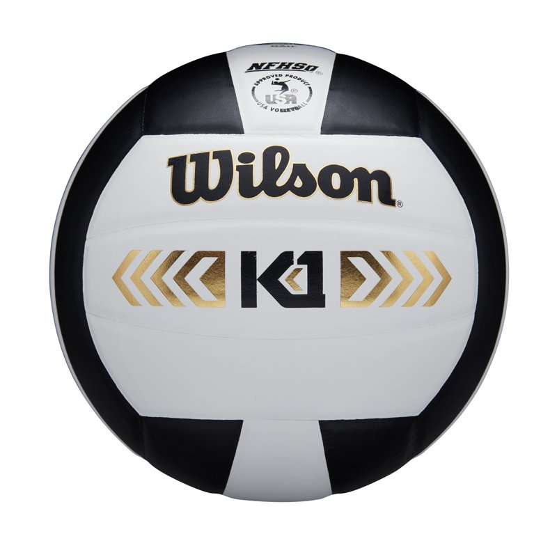 Wilson K1 Gold Volleyball - Official Size Indoor Durable Leather