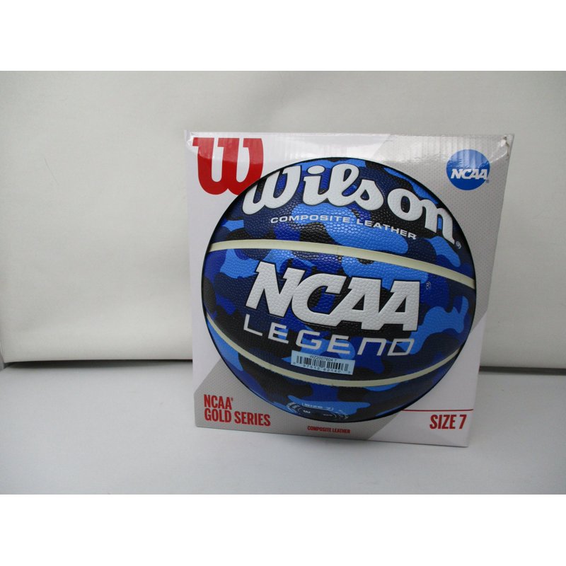 Wilson Size 7 Indoor/Outdoor Basketball - Blue Camo, 29.5 Inch