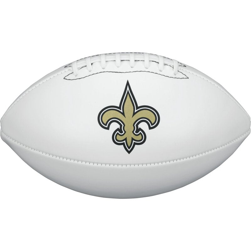 Official Size Team Logo Autograph Football for New Orleans Saints